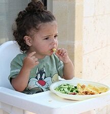 child eating