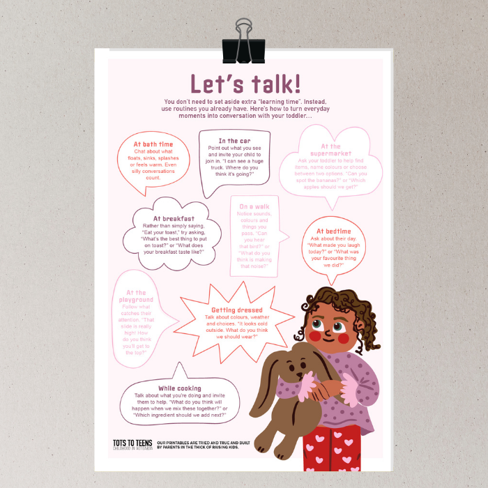 Let’s Talk! Turning Everyday Moments into Toddler Conversations